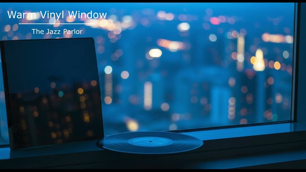 Title: Skyline In Slow Motion -  Elevated Lofi Chill Jazz (No Vocals, Vinyl Crackle)