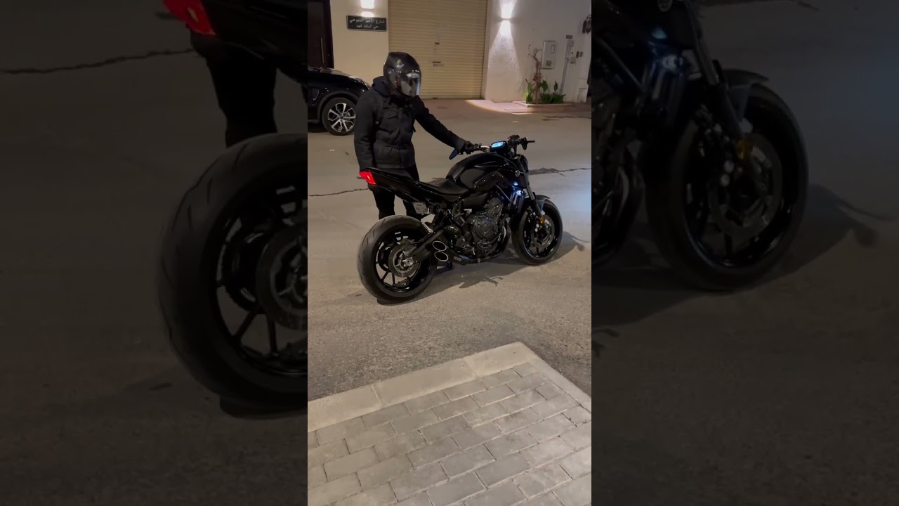 Neighbors Hate me - Full Toce Exhaust 🔥 #MT07 #YamahaMT07 #BikeLife #LoudExhaust #POVride #Shorts