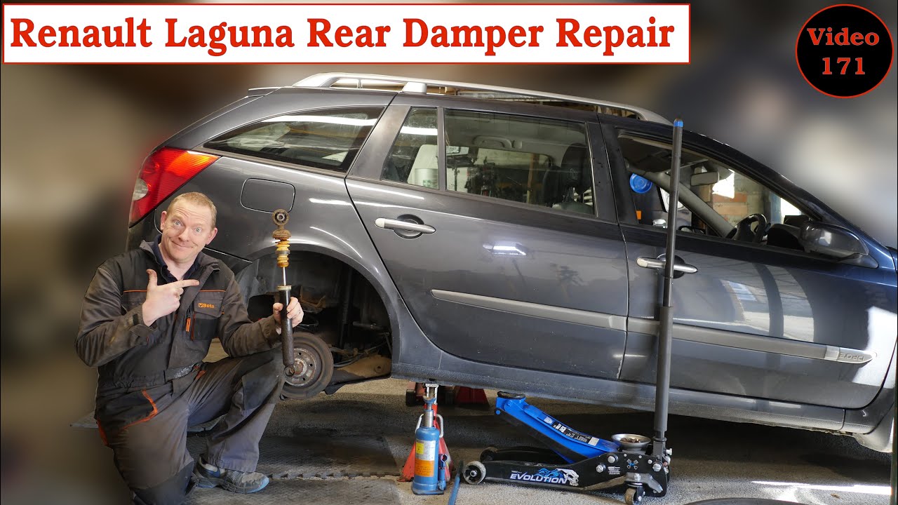 Renault Laguna Rear Damper / Shock Absorber Replacement and the problems that may arise 🤷‍♂️