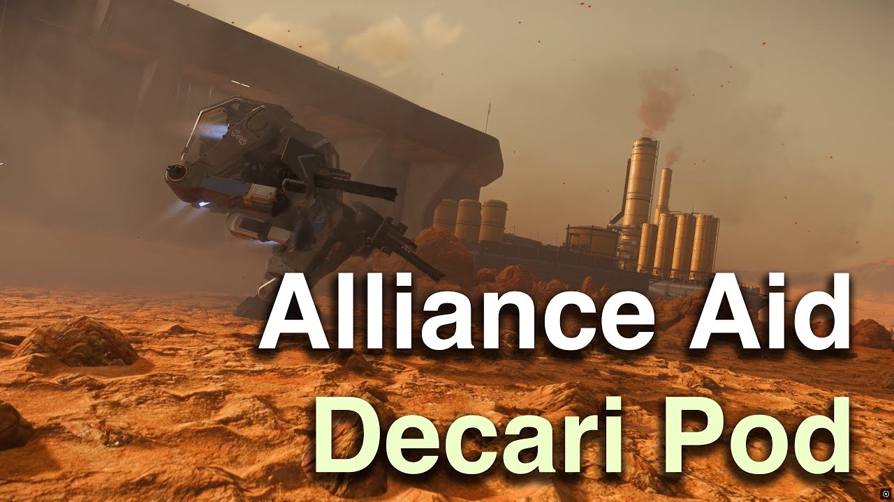 Decari Pods - Alternative Source | Alliance Aid | Star Citizen Tips