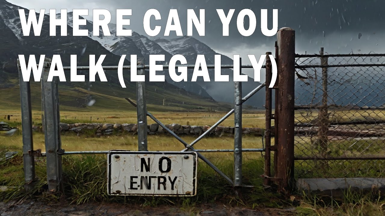 Where can you walk legally