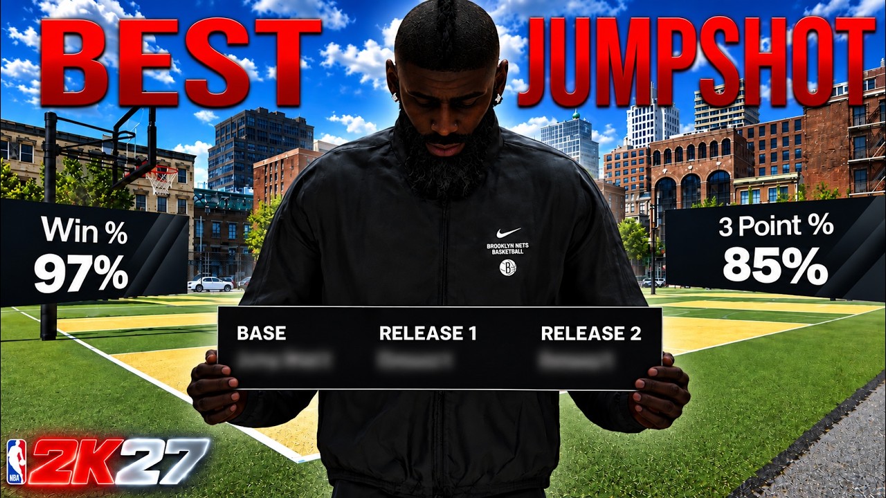 THE #1 BEST JUMPSHOT TO SHOOT OVER EVERYONE & MAKE DEFENDERS LOOK CRAZY..BEST 6'5-6'9 JUMPSHOT 2K27!