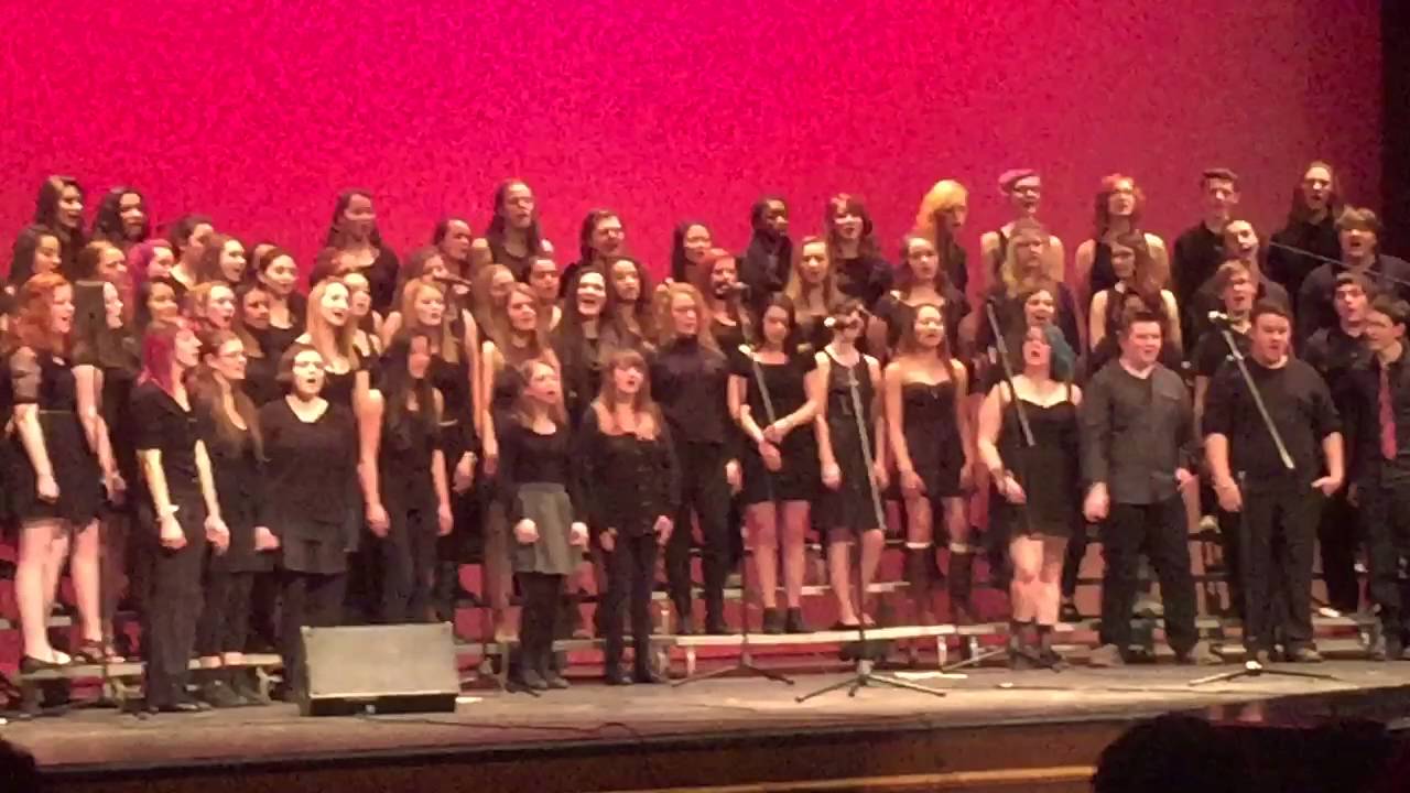Northampton high school chorus sings riptide