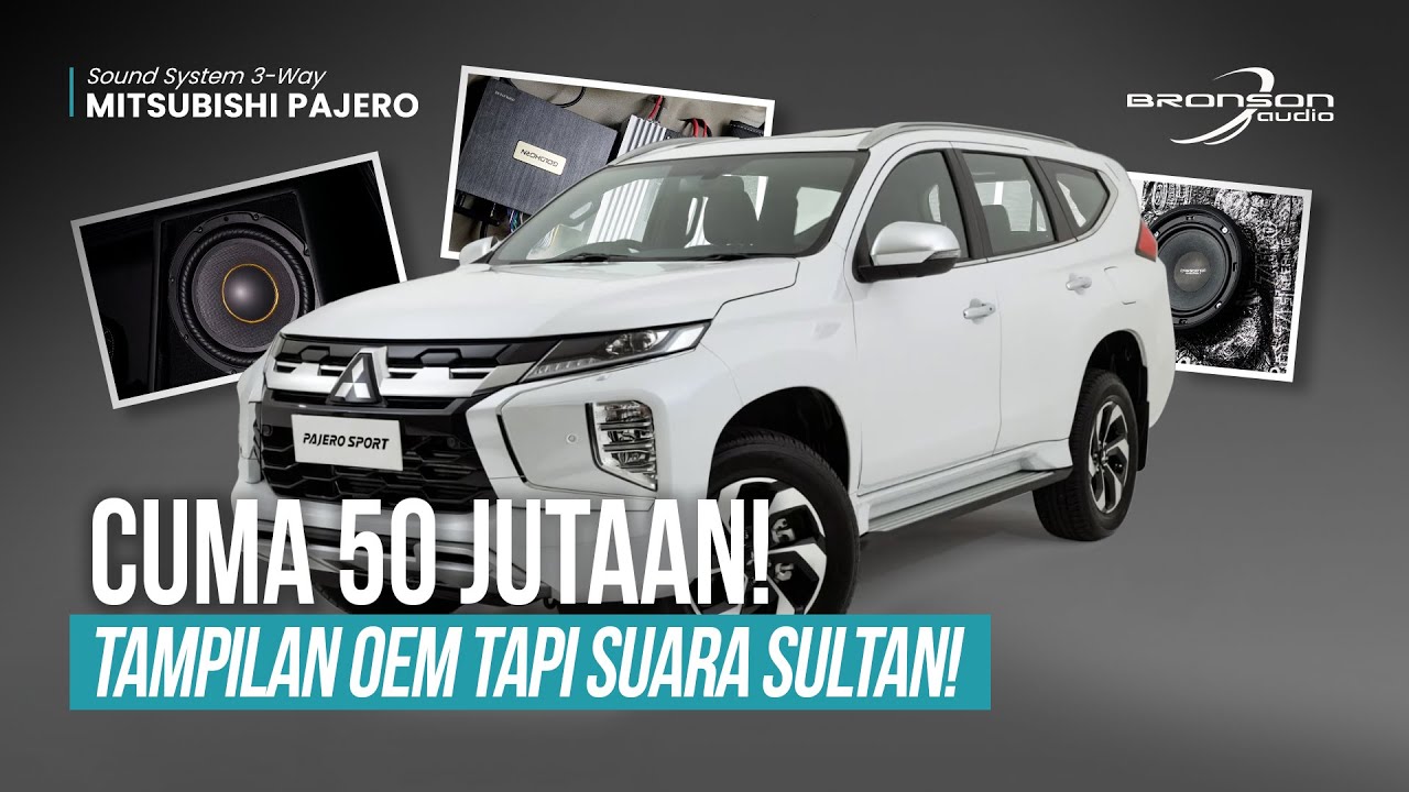 Cuma 50 Jutaan! Pajero Ini Dapat Audio, Head Unit, Dashcam & Subwoofer! #bronsonaudio