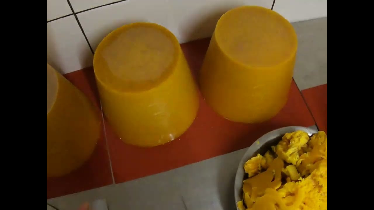 Bienenwachs klären 2021 - Tutorial # Tag 5 + 6