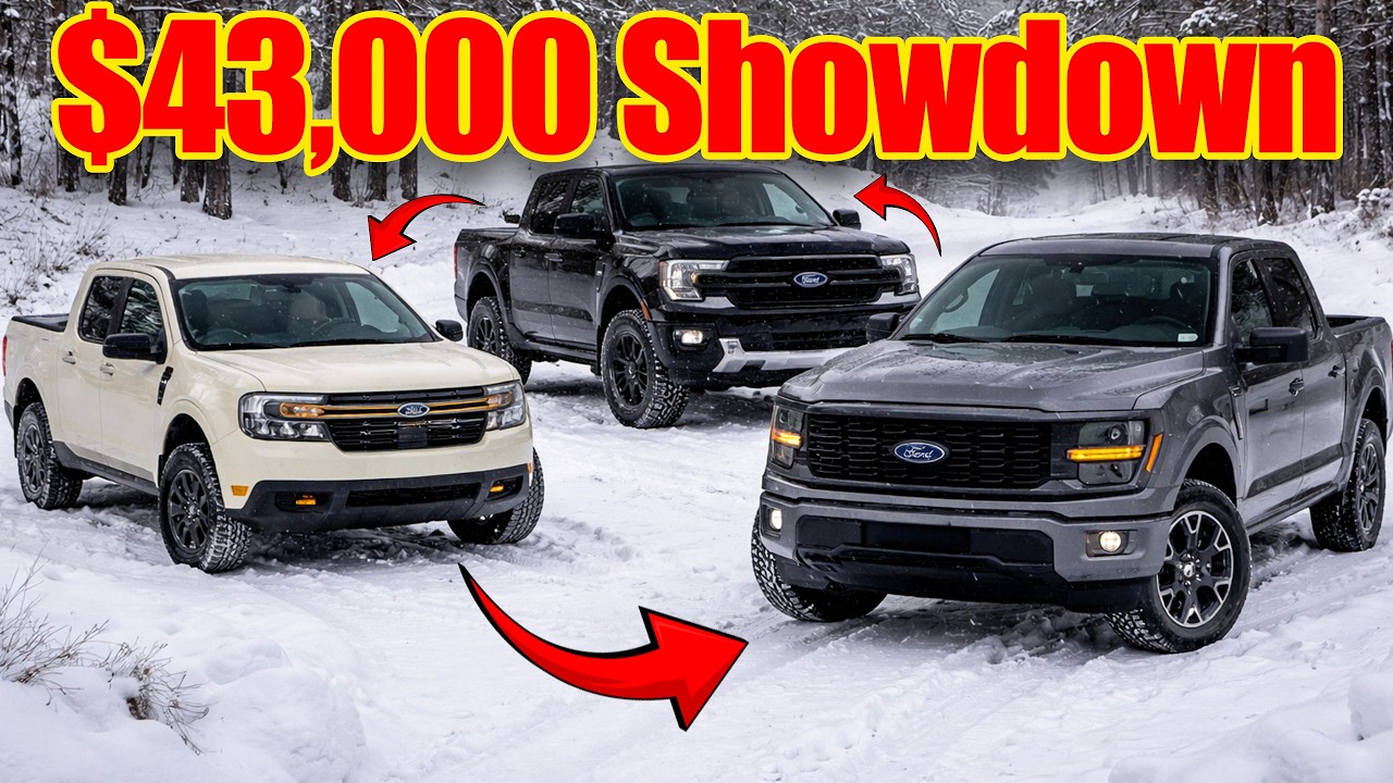 SAME PRICE Showdown: F-150 vs Maverick vs Ranger!