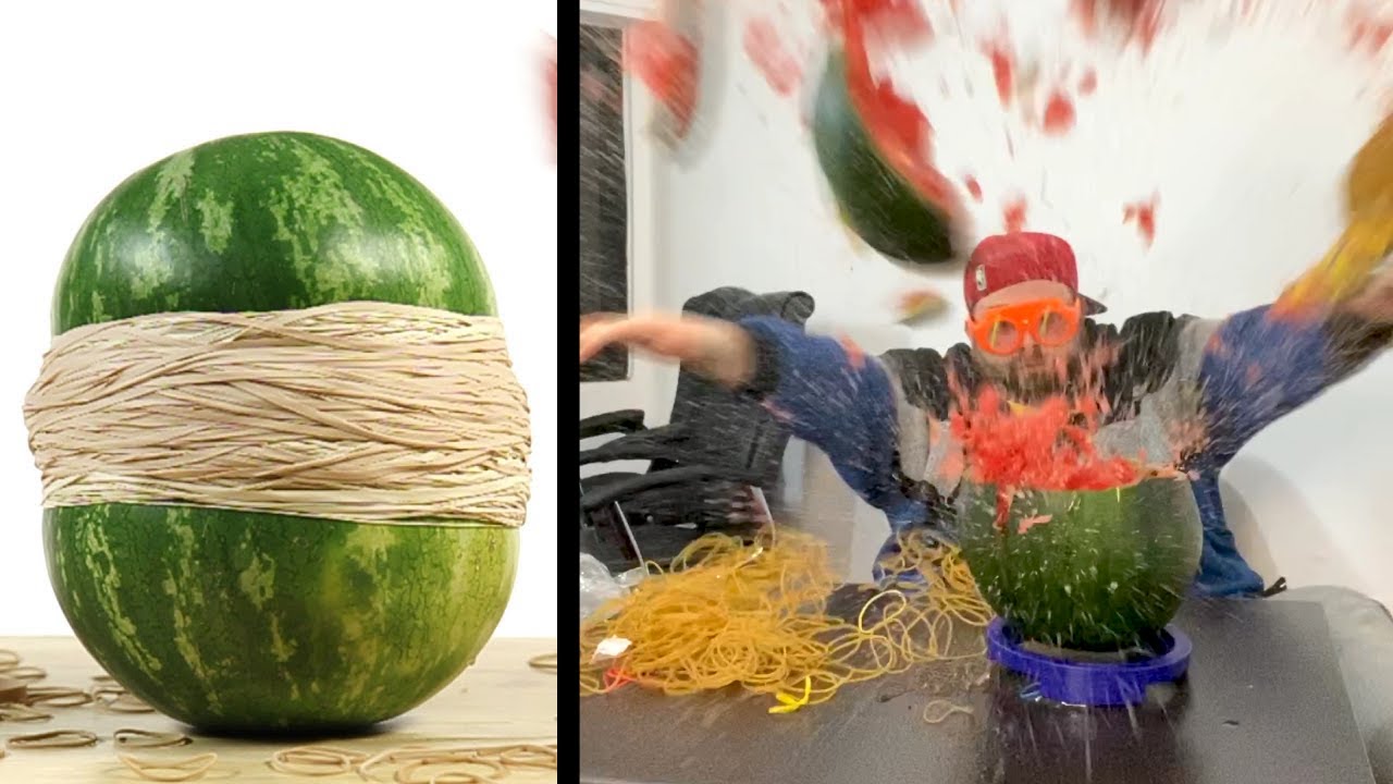 تحدي البطيخ و المطاط 🍉🥇 تحديات الحجر الصحي