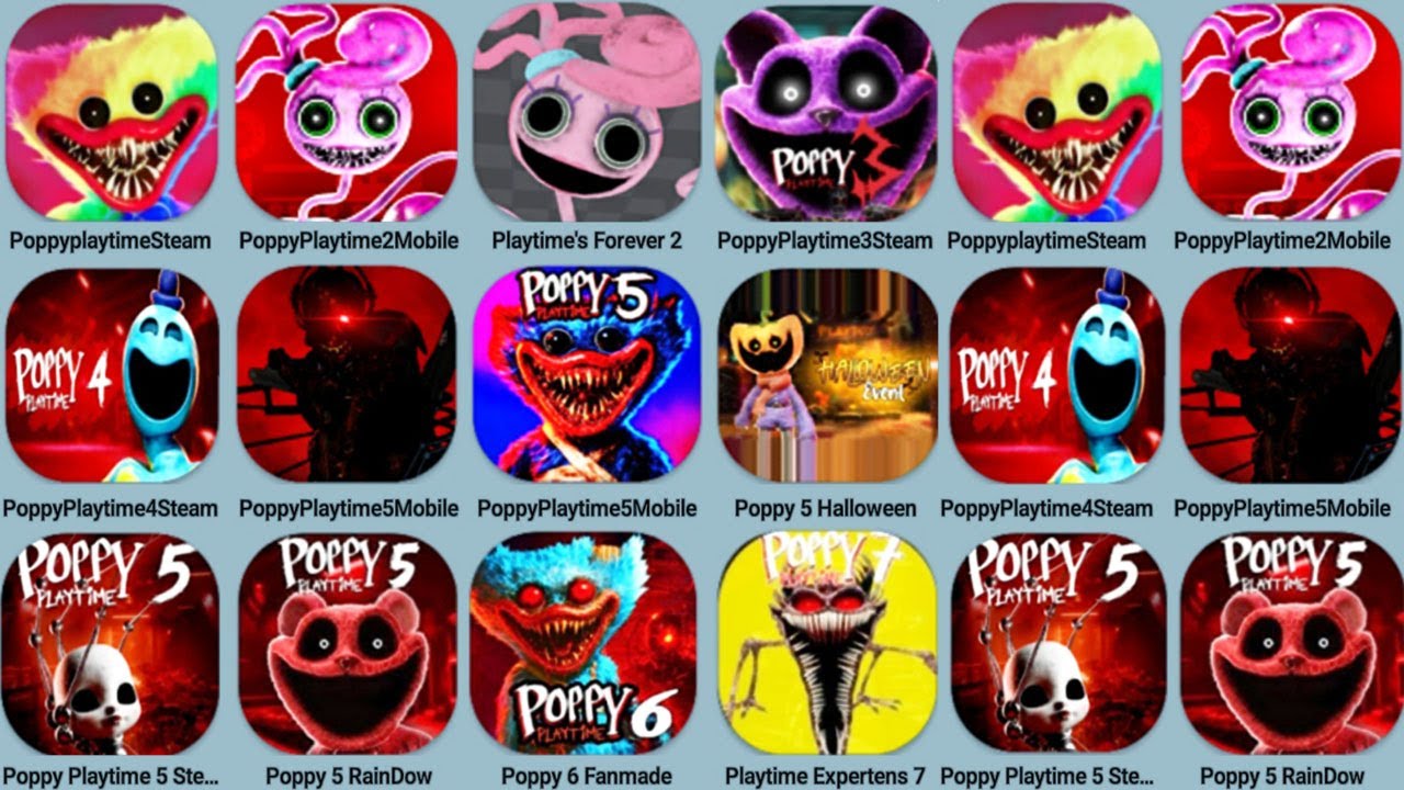Poppy Playtime Mob Vs Mobile Chapter 1, 2, 3, 4, 5, 6, 7 | Poppy Playtime 6 Steam New Game