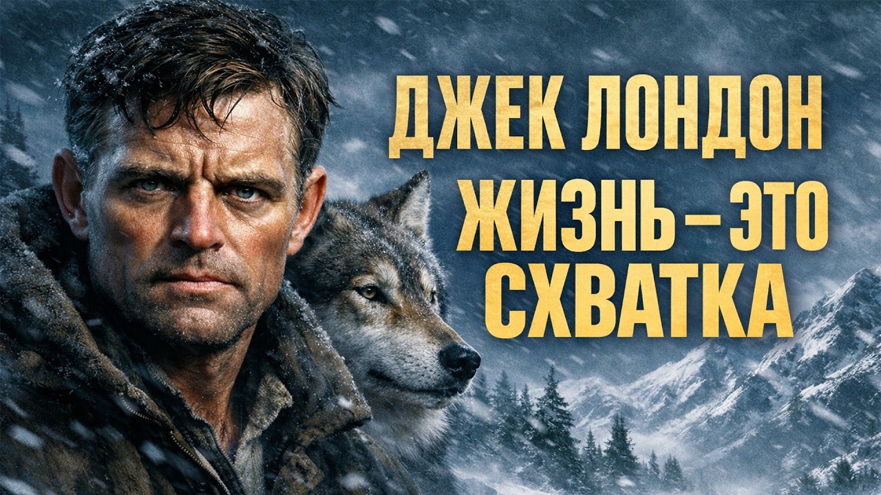 ДЖЕК ЛОНДОН: Жизнь — это СХВАТКА! Либо ты хищник, либо добыча! Жесткая ФИЛОСОФИЯ писателя!