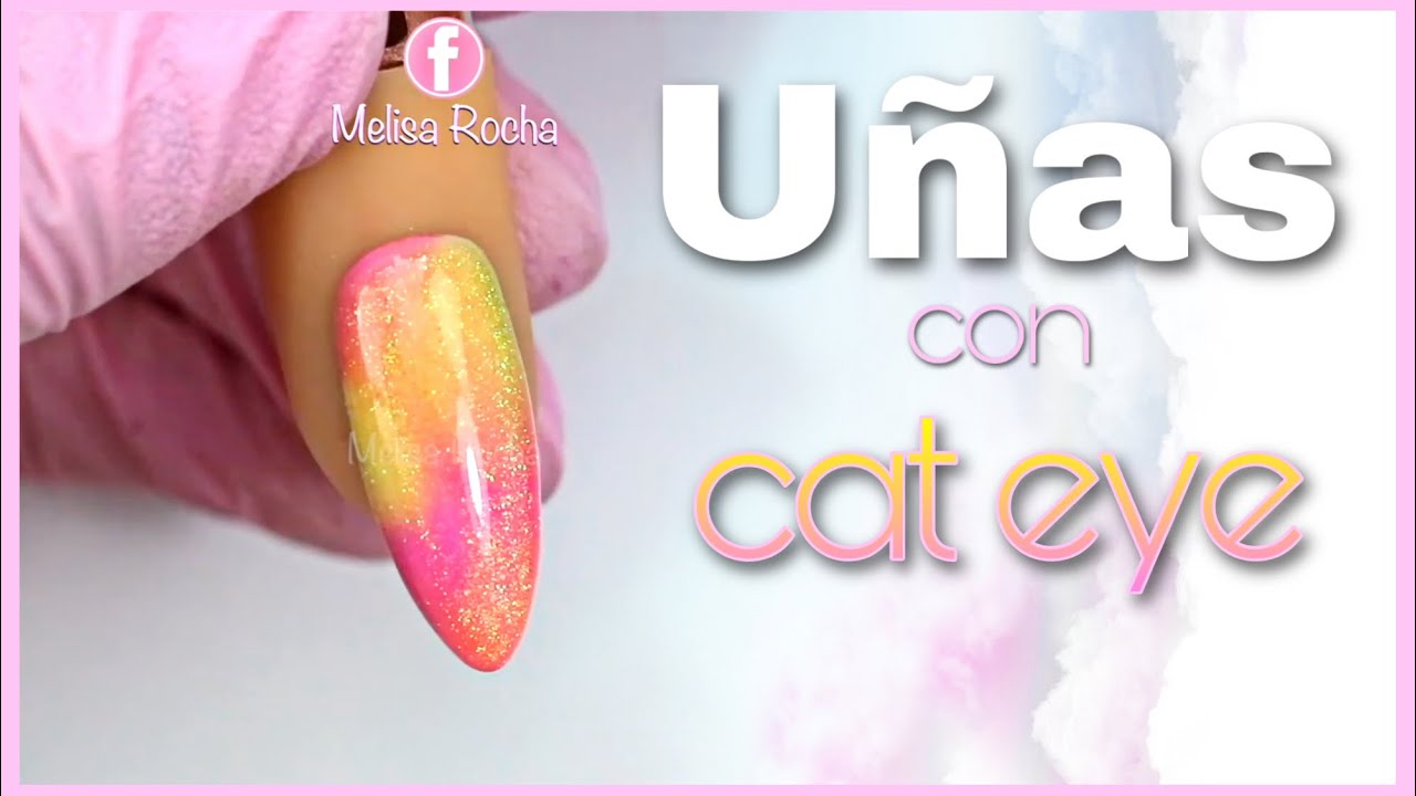 UÑAS con CAT EYE 💅🏼✨ Nail Art