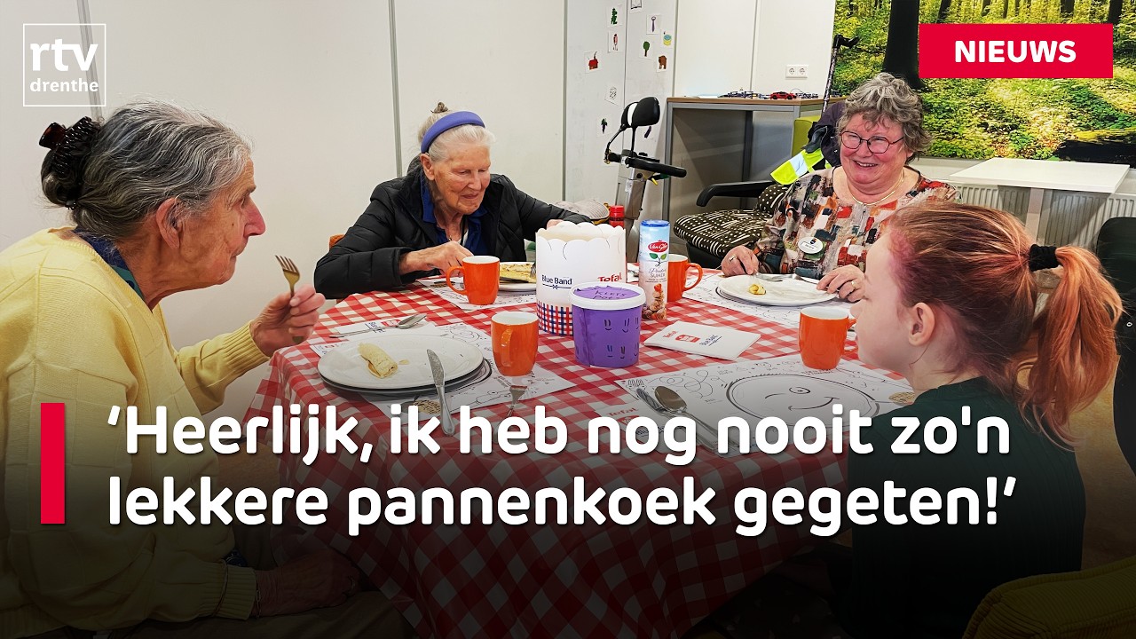 Feestelijke pannenkoekendag brengt generaties samen in Hoogeveen | RTV Drenthe