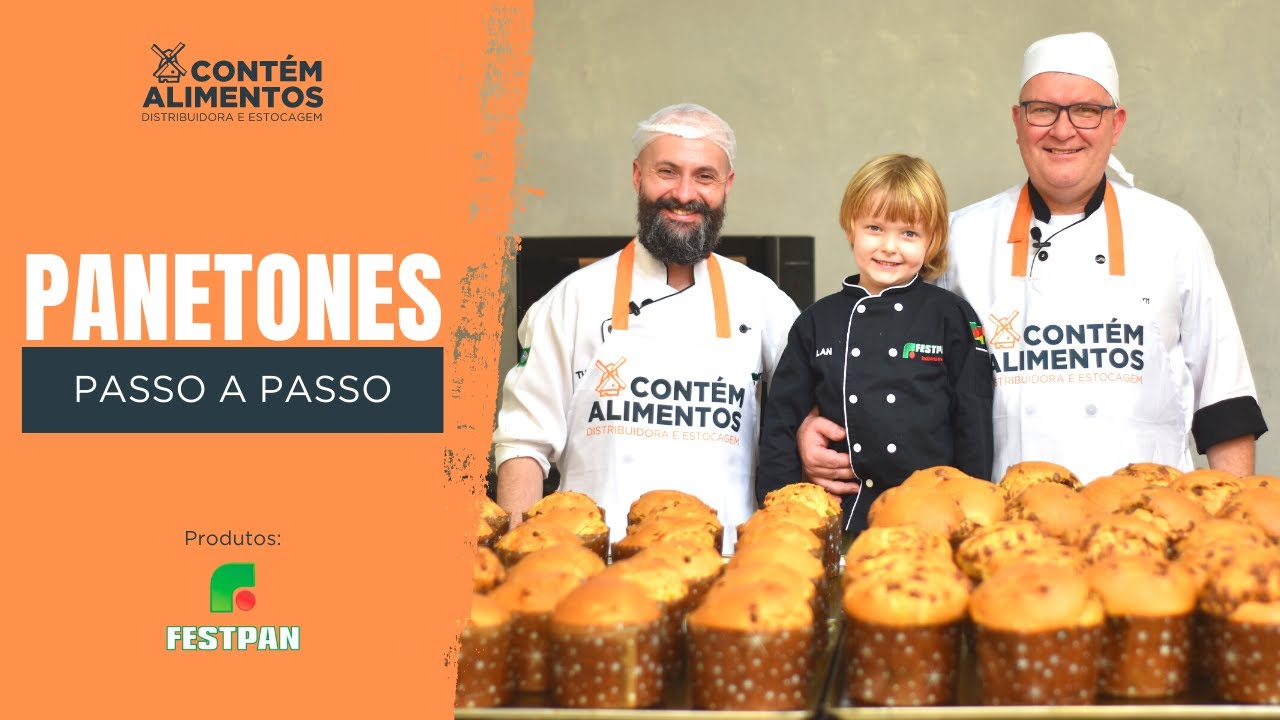 Passo a Passo da Preparação de Panettones Festpan (RECEITA DE PANETONE)