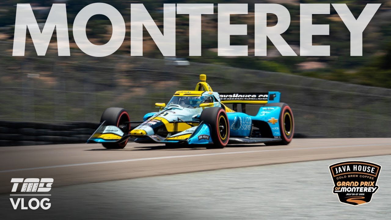 TRACKSIDE at Laguna Seca for IndyCar! 🏎️💨