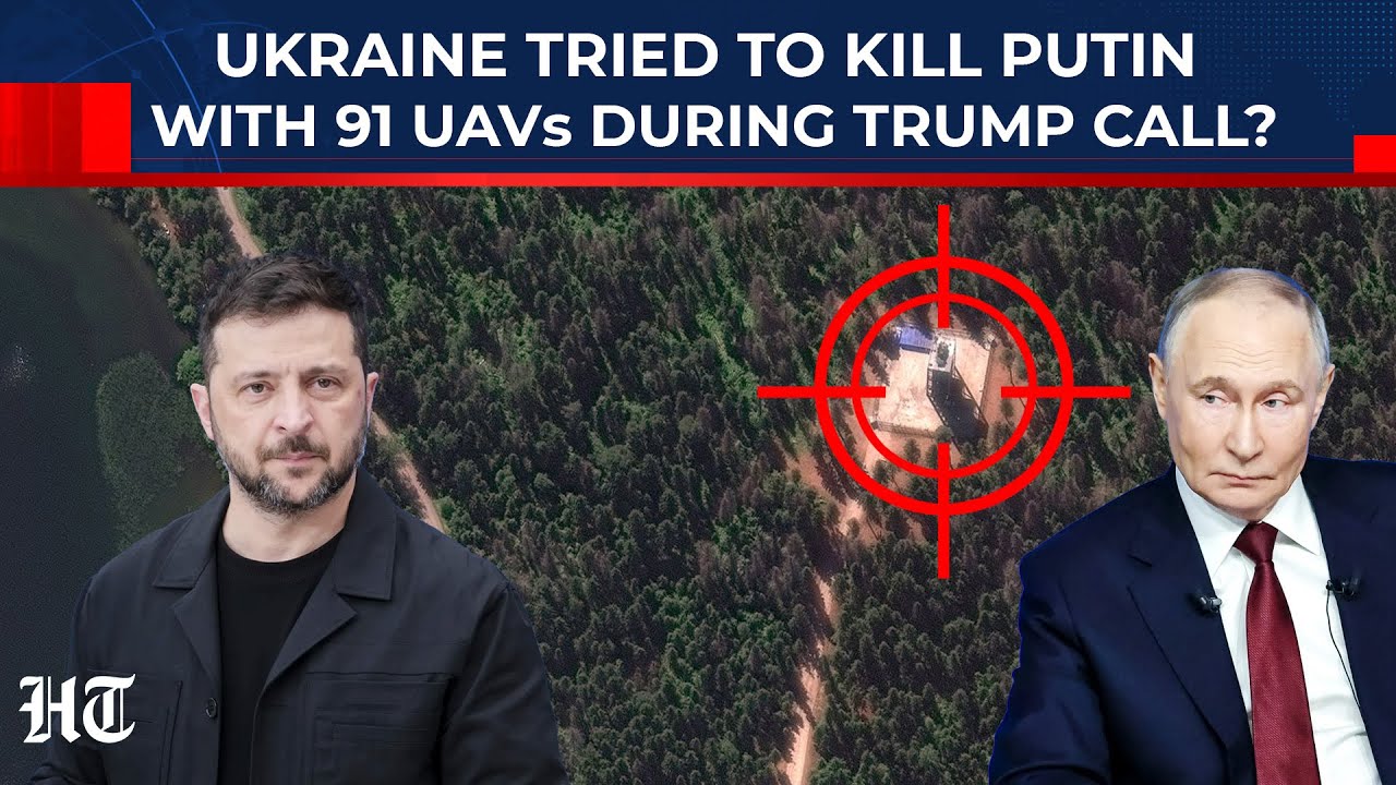 Ukraine Strikes Putin&rsquo;s House? Russia &lsquo;Shot Down&rsquo; 91 Drones As Zelensky Held Talks With Trump In US