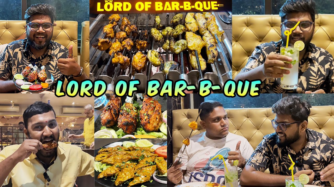 आज तर जल्लोश केला🔥| Lord of Barbeque | Unlimited Buffet 😋