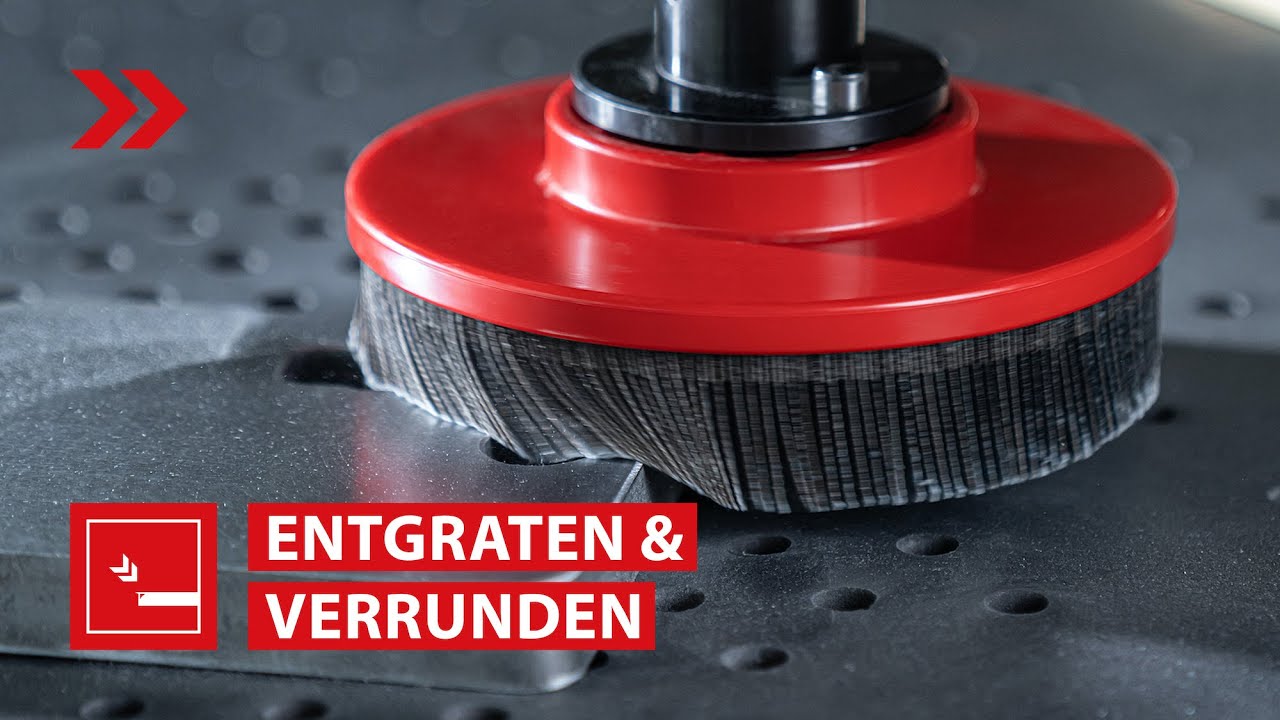 Entgraten mit höchster Vorschubgeschwindigkeit & größter Kantenverrundung