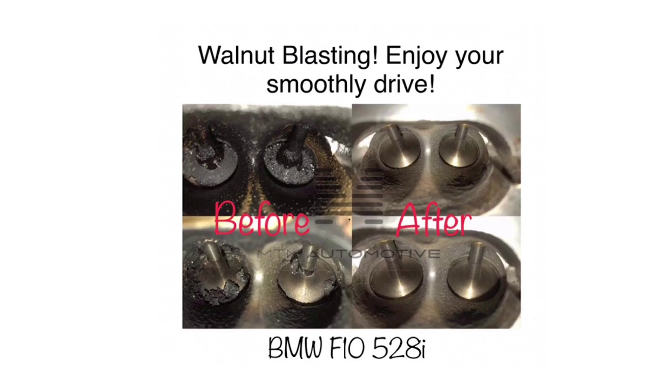 Walnut Blasting for BMW 528i N20 Engine! By MTM Automotive Pte Ltd