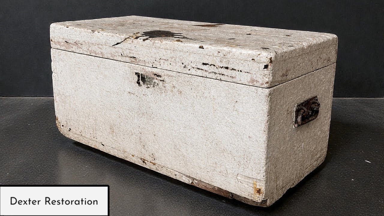 150 YEAR OLD Trunk Full Restoration | Old Antique Box