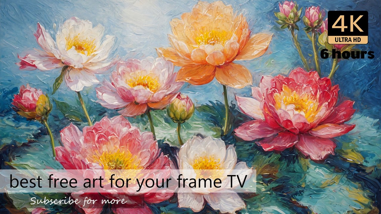 Lotus Bloom Serenity | 4K Ultra HD Frame TV Art (6 Hours)