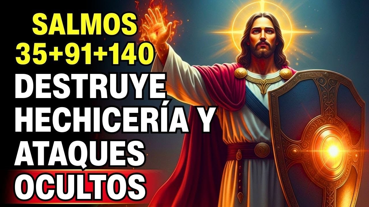 ⚔️ Salmo 35+91+140: Oración que DESPEDAZA Brujería y Enemigos Ocultos Esta Noche