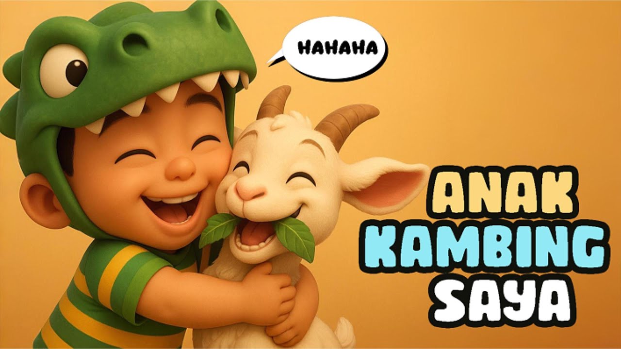🎵 Lagu Anak Kambing Saya 🐐 | Hisyam Lucu Sayang Ayah Ibu