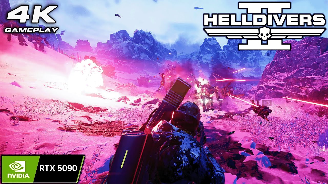Helldivers 2: 4K Gameplay No Commentary ULTRA Settings | RTX 5090 P1084