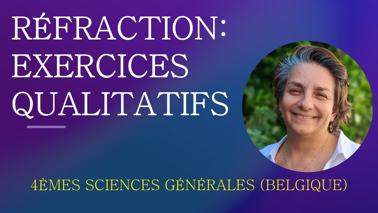 Physique Secondaire - Réfraction: Exercices qualitatifs