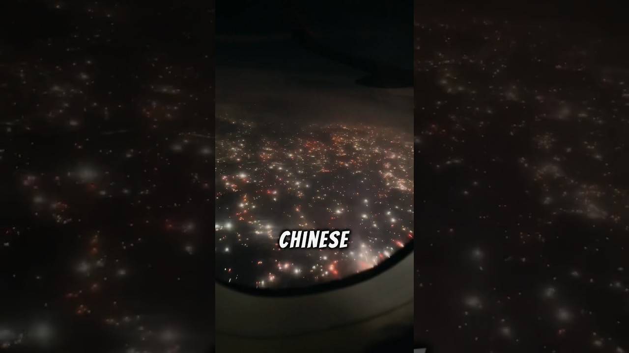 Flying Over Fireworks #travel #cny #chinese