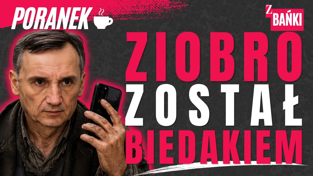 Ziobro został biedny/poranek/ Z BAŃKI | Tomasz Szwejgiert