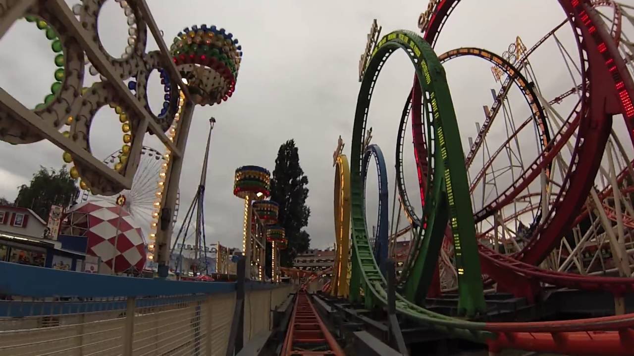 Olympia Looping - Barth (Onride) Video Wiener Prater 2016