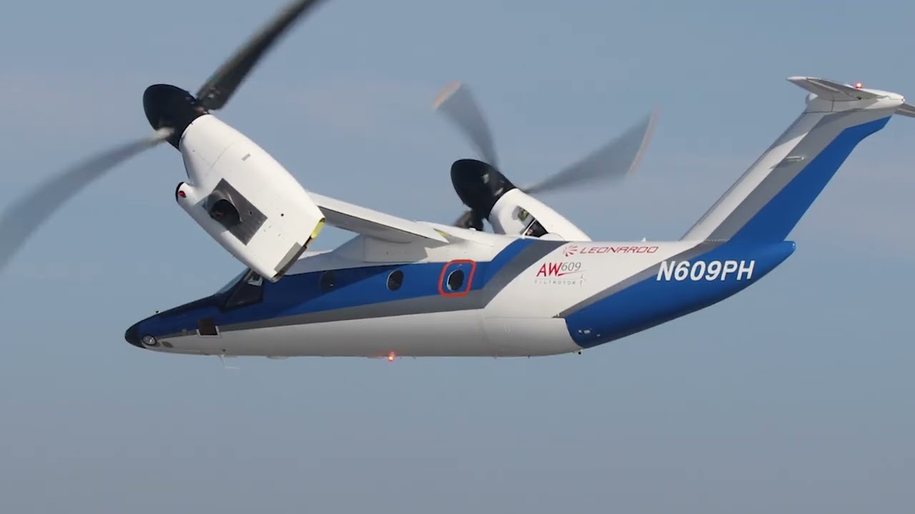 Leonardo prepara la certificaci&oacute;n civil de su convertiplano AW609
