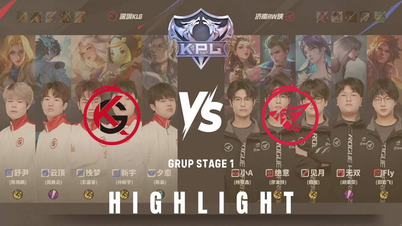 China's biggest Honor of Kings tournament KPL 2025  : KLG VS RE (King Pro League Spring 2025)