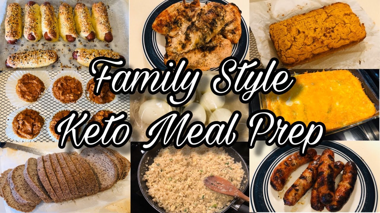 Family Friendly Keto Meal Prep/Batch Cooking Made Easy