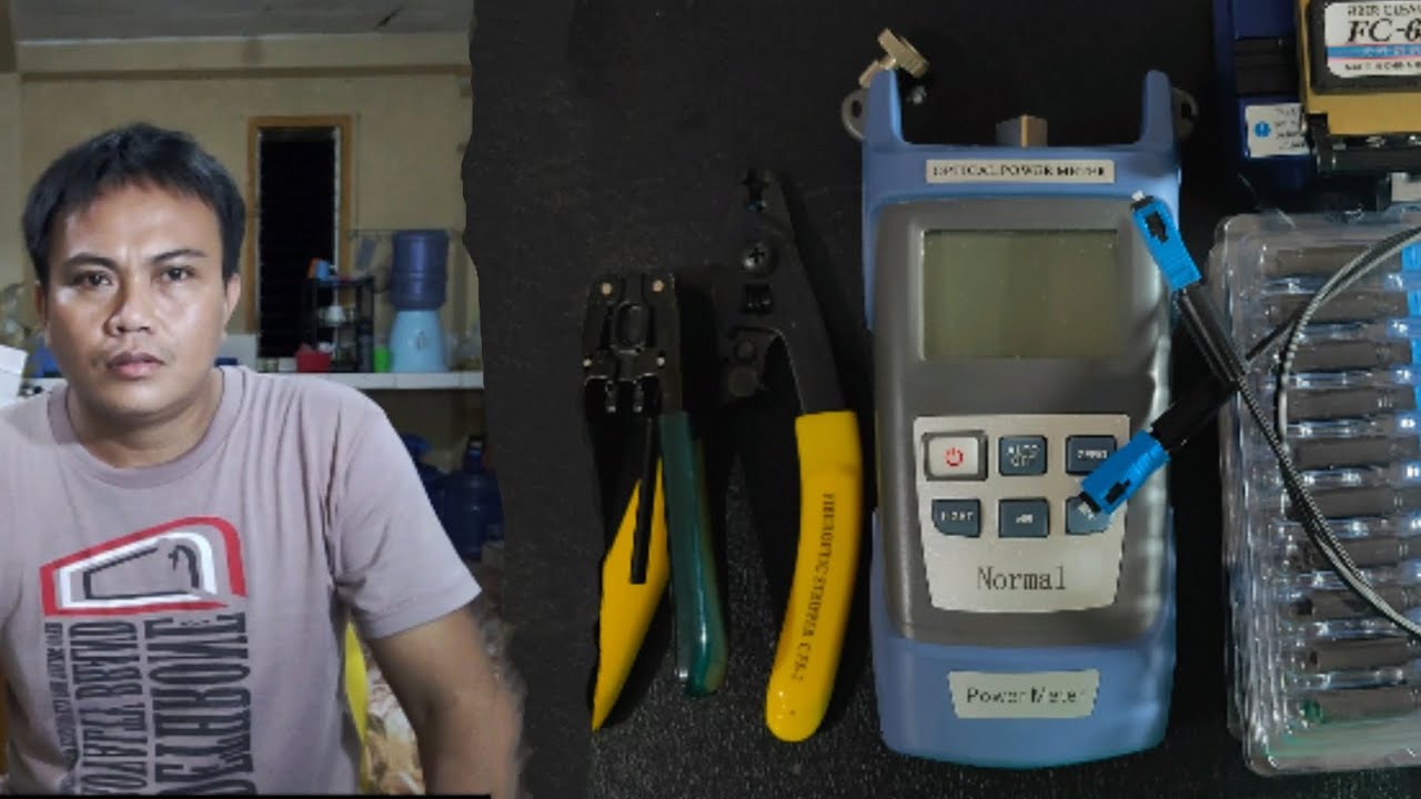How to put connector in fiber cable using my tool kit