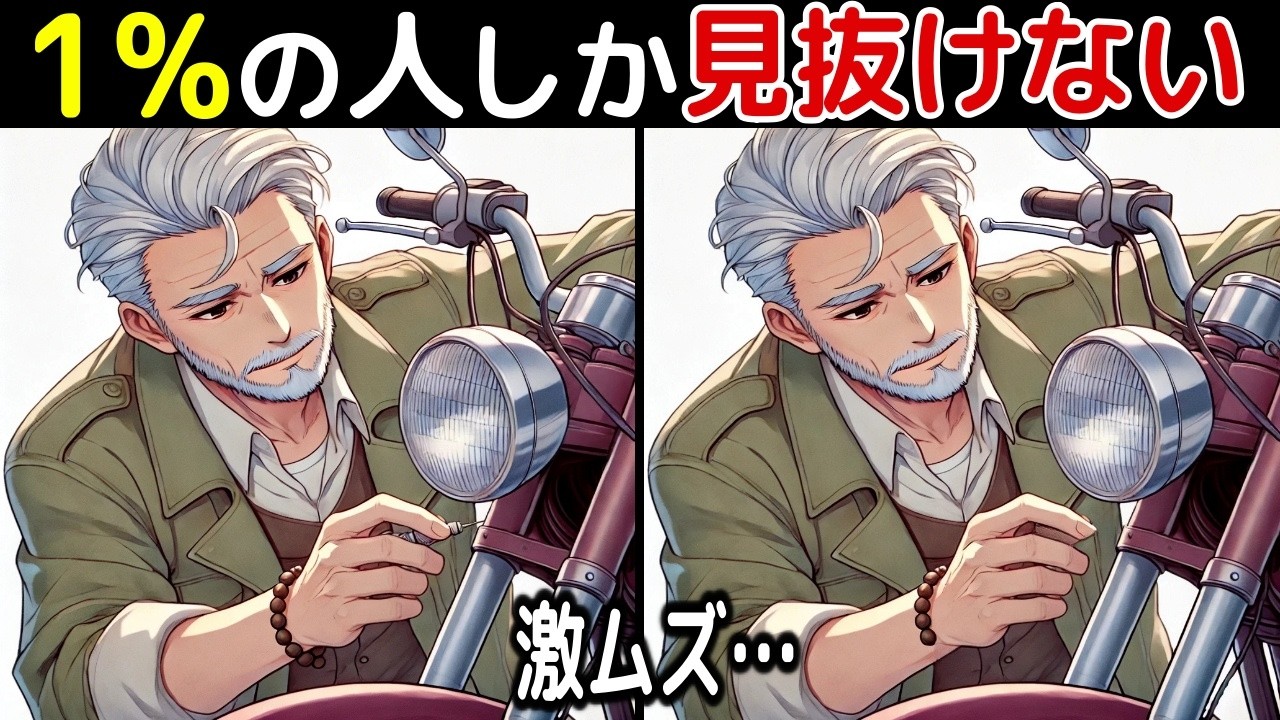 【間違い探し脳トレクイズ】60代以上のシニア・高齢者向け！50代でも難しいけど面白い【初級、中級、上級、最後に特別クイズ！】