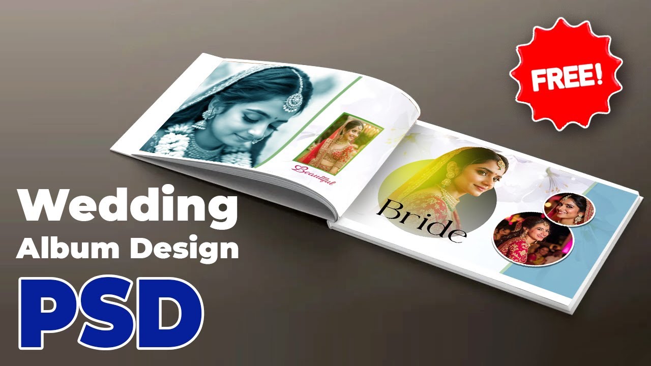 Wedding album design | photoshop tutorial | 12x36 psd design #albumdesign #weddingalbum #psd