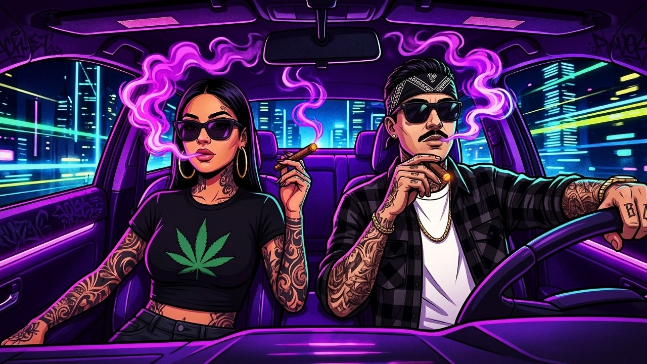 Silent Streets, Midnight Smoke Drive — 420 Chill Rap & Bluesy Hip-Hop