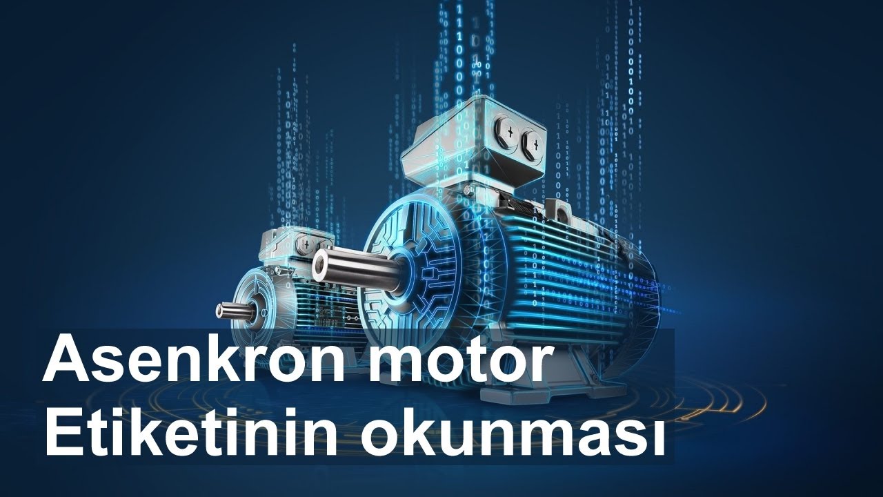 Asenkron motor etiketinin okunması #elektrik #otomasyon #devre #kumanda #kontrol #motor #plc