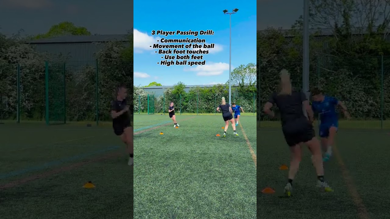 3 PLAYER PASSING DRILLS