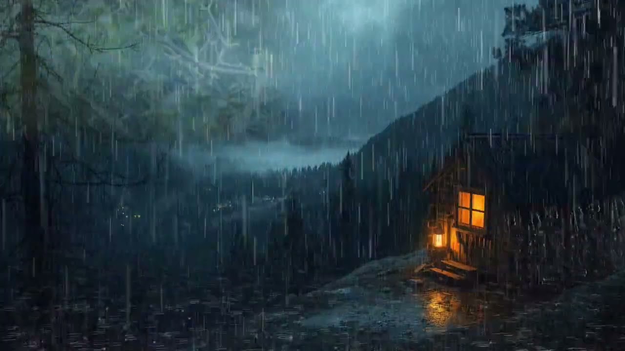 Heavy Rainstorm ASMR for Deep Focus and Restful Sleep | Relaxing Rain Noise for Stress Relief