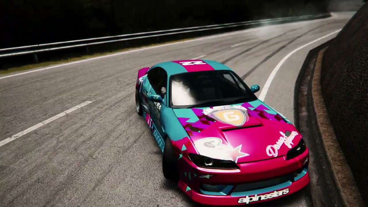 Newly released track, Koumori Touge from the 90's Golden Drift Spot Project [Assetto Corsa Drifting]