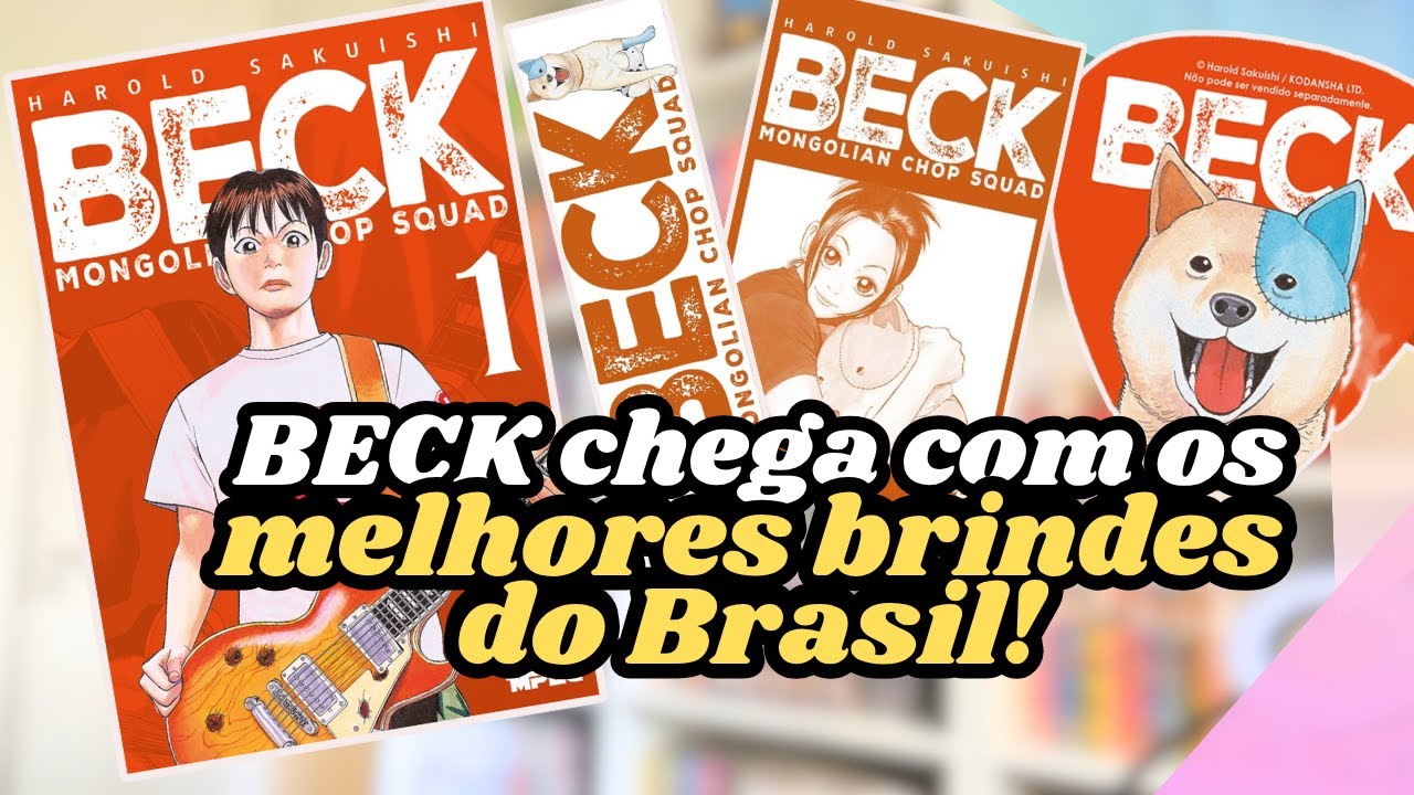 MANGÁ BECK CHEGOU NO BRASIL! EDITORA MPEG FOCA EM TÍTULOS MUSICAIS!
