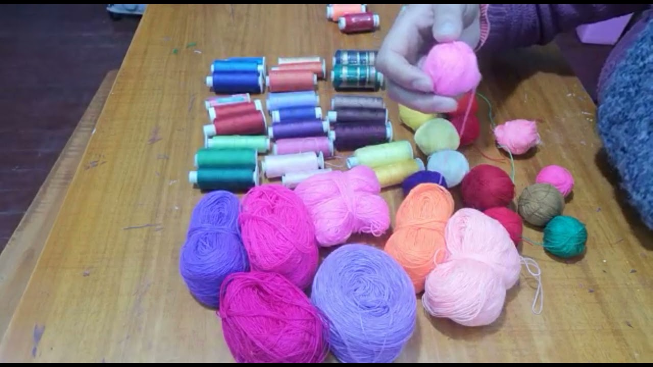 BORDADO CON LANA ESTILO MAKINASQA (Materiales - equipos)