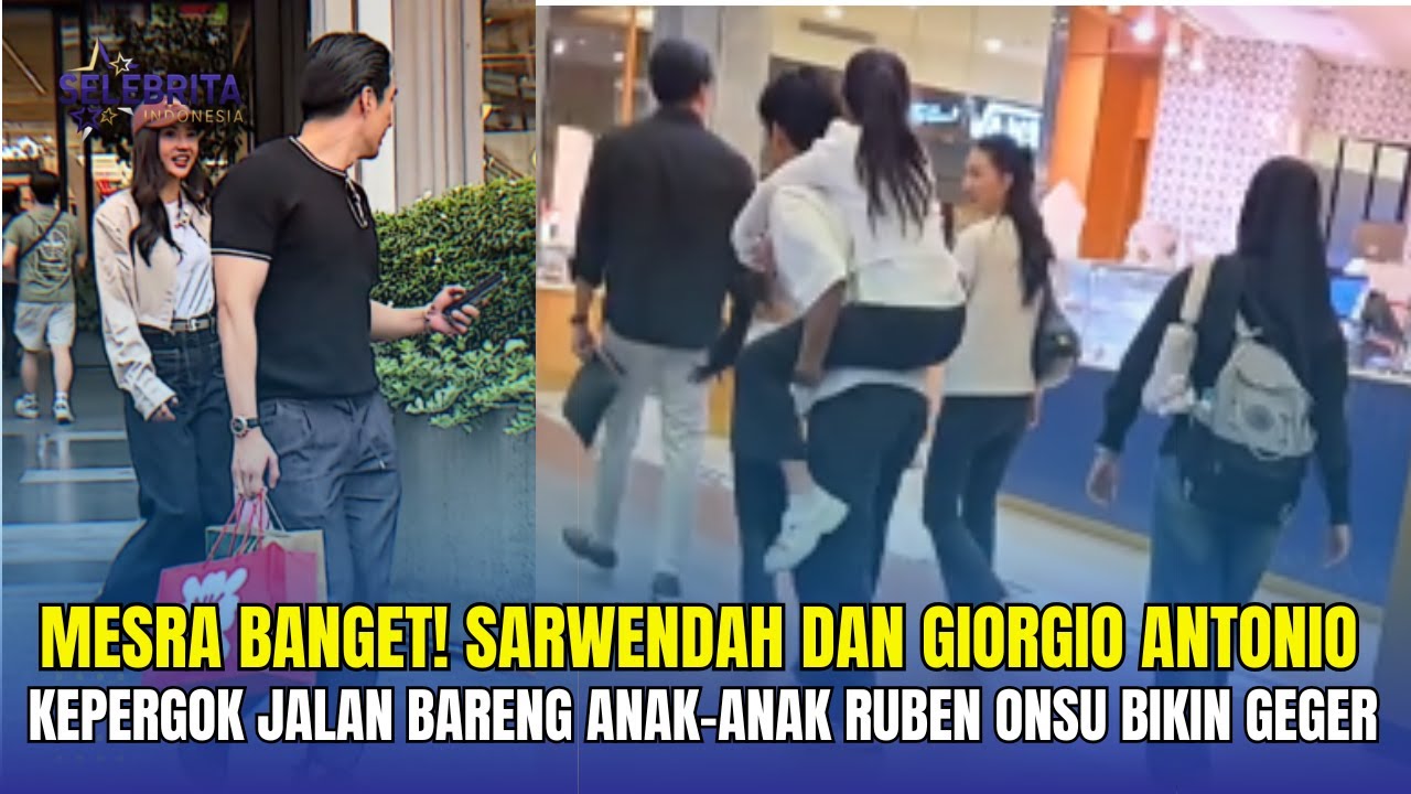 Mesra Banget! Sarwendah dan Giorgio Antonio Kepergok Jalan Bareng Anak Anak Ruben Onsu Bikin Geger