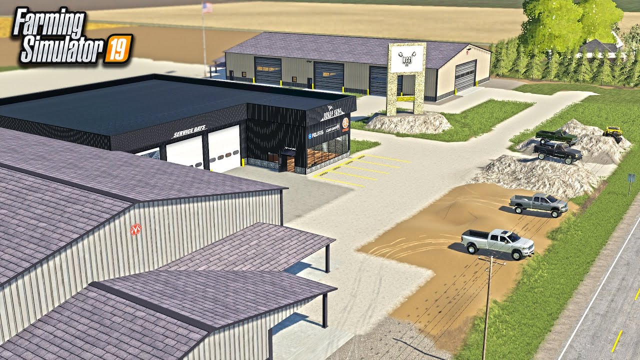 BUILDING $4,000,000 TRUCK DEALERSHIP & POWER-SPORTS STORE! | FARMING SIMULATOR 2019