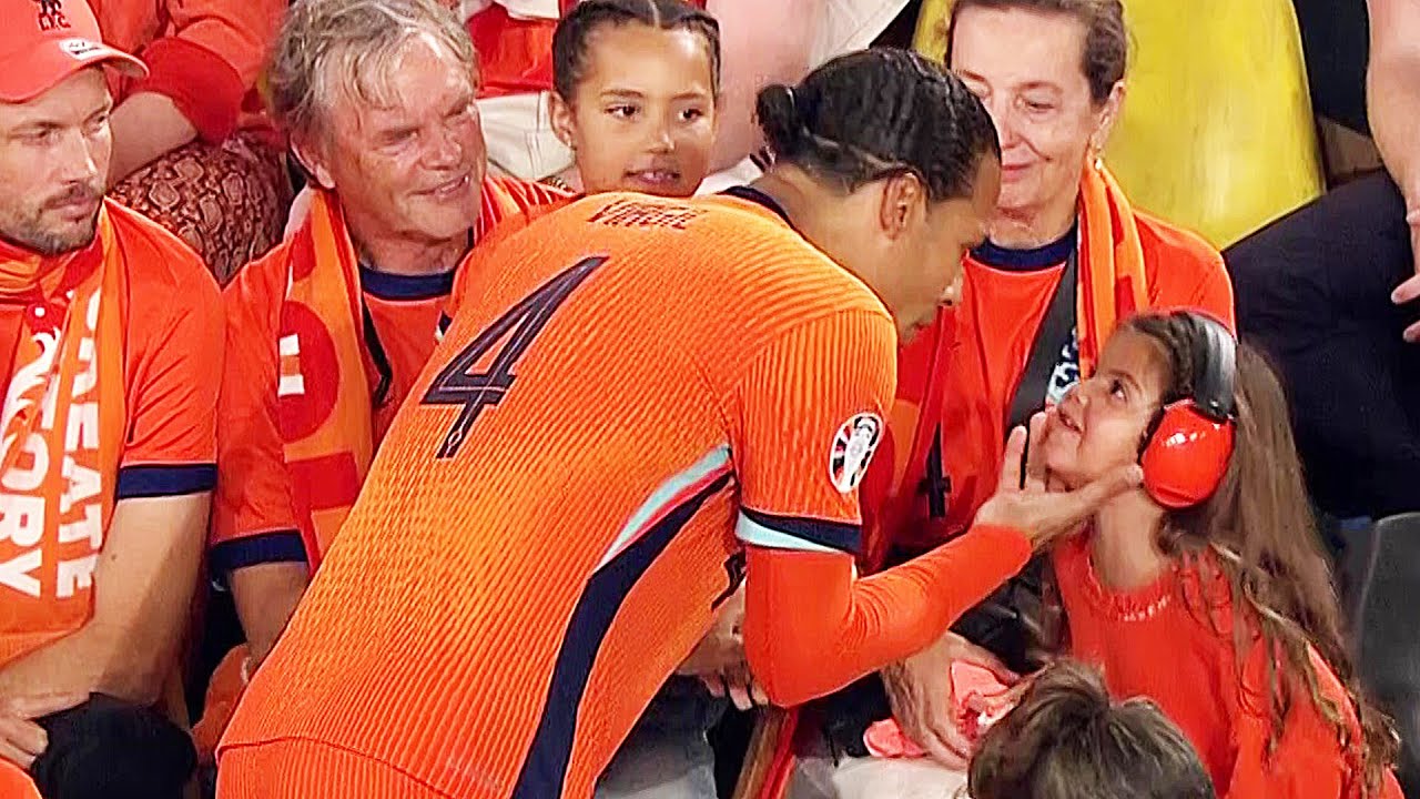 Van Dijk reactions vs England
