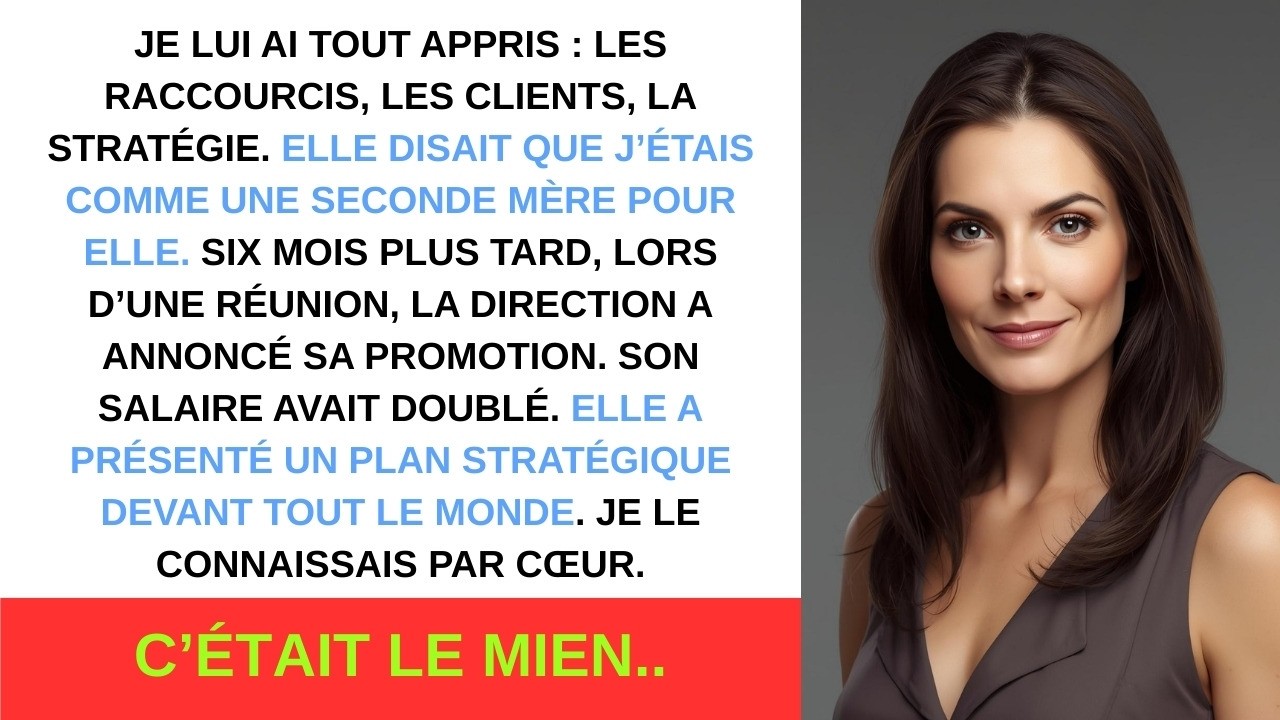 Elle a volé mon travail pour devenir directrice elle a oublié que les ordinateurs gardent des traces