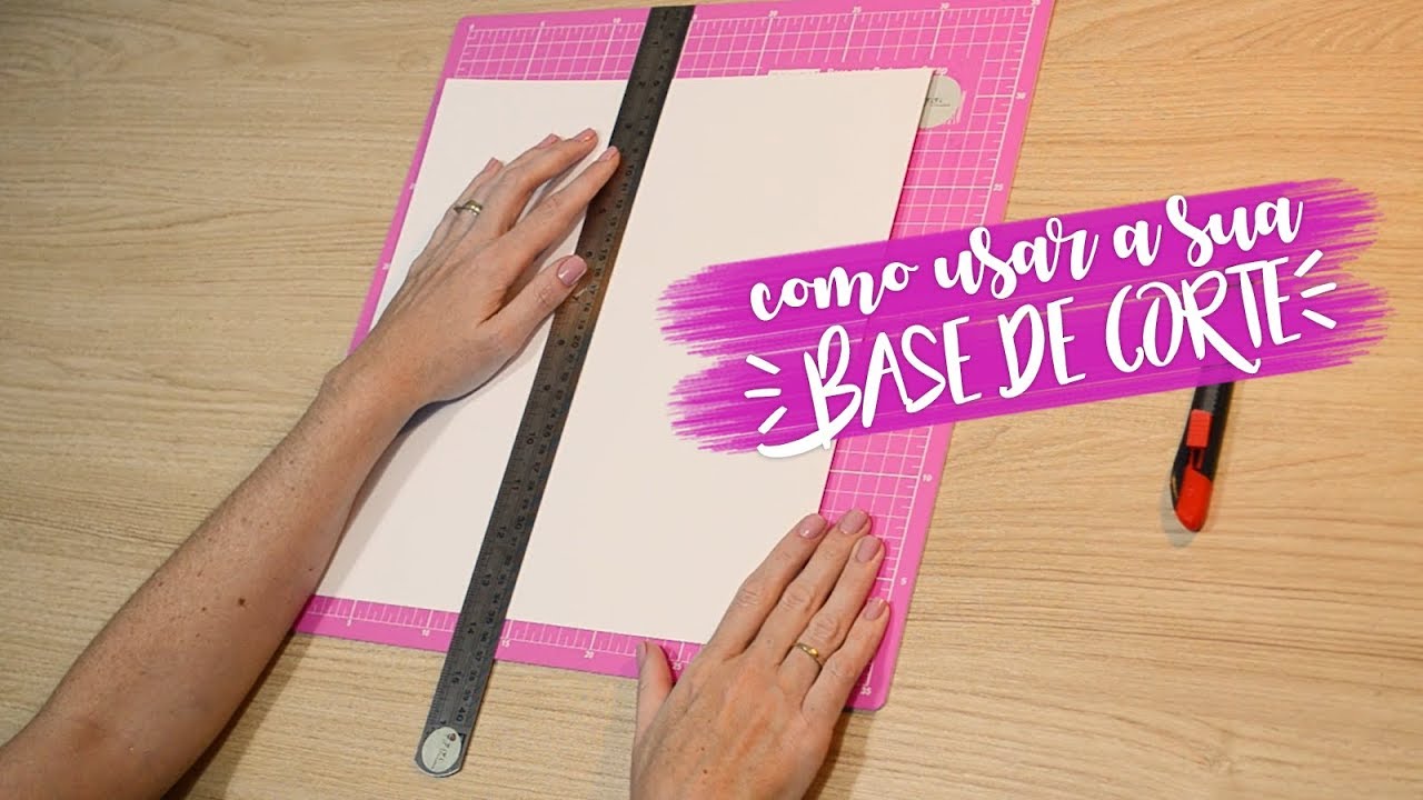 DICA #10 COMO USAR SUA BASE DE CORTE!  ♡ JuJu Scrapbook