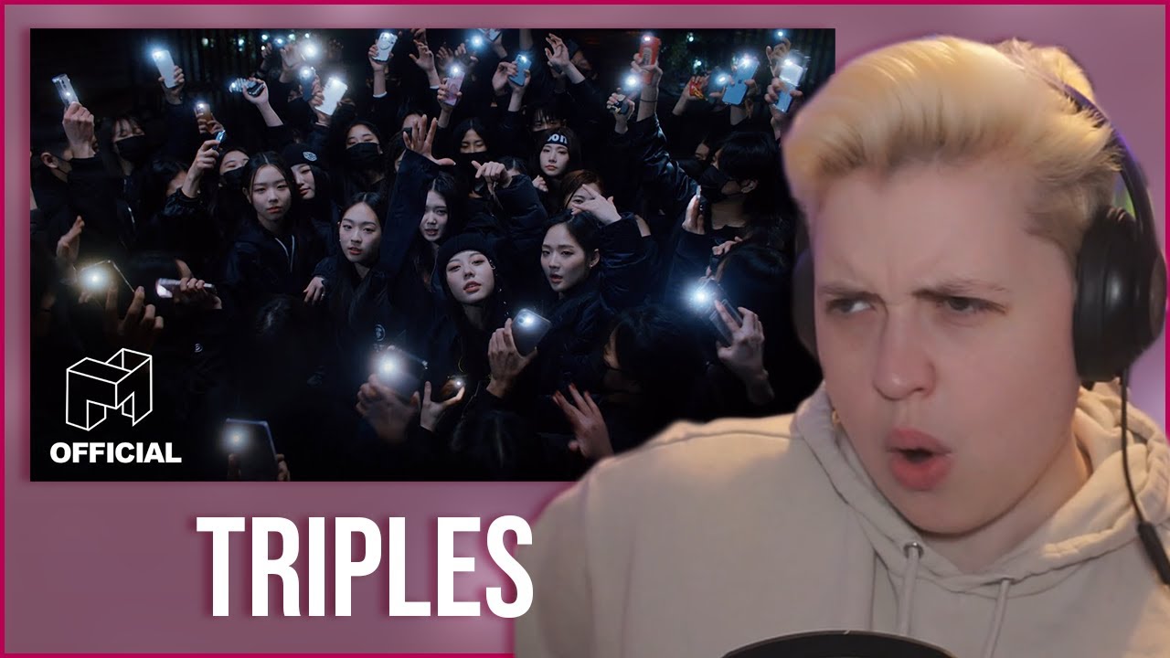 REACTION to TRIPLES (트리플에스) - RISING MV