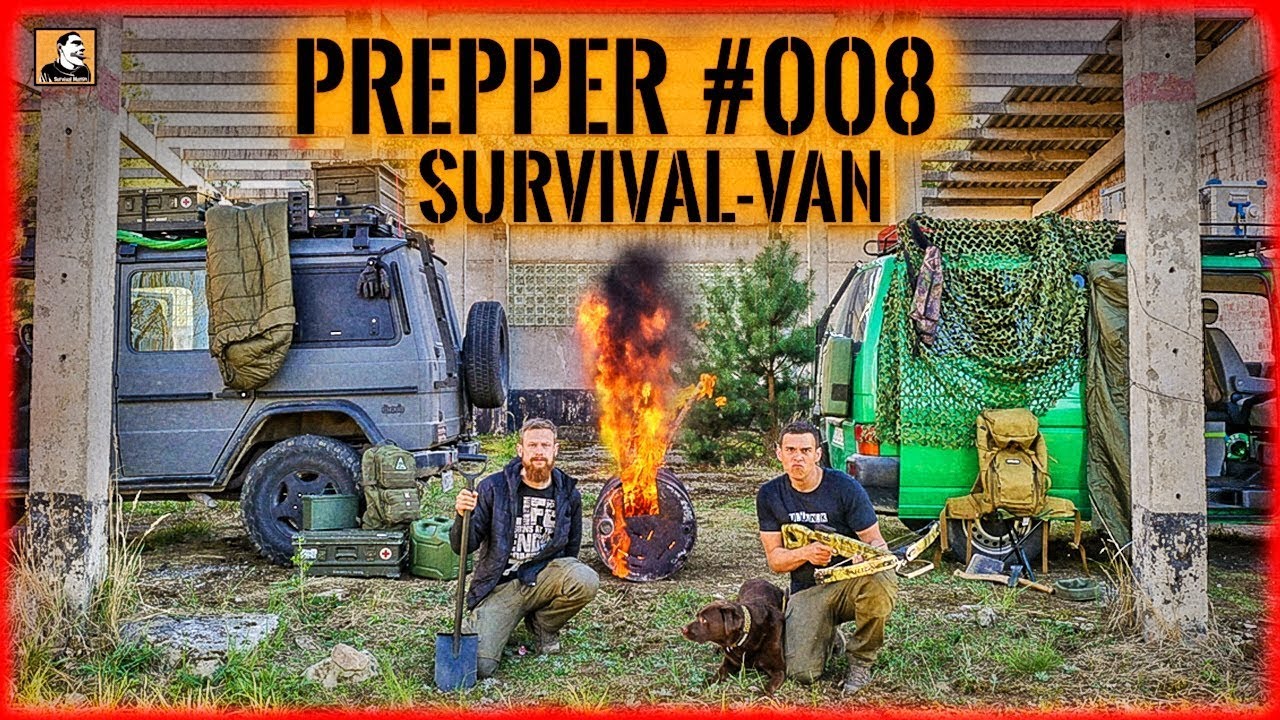 Flucht mit PREPPER NOTFALL VAN #008 | ÜBERLEBEN im ERNSTFALL | Survival Mattin